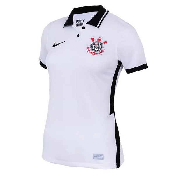 Camiseta Corinthians Paulista 1ª Mujer 2020/21 Blanco